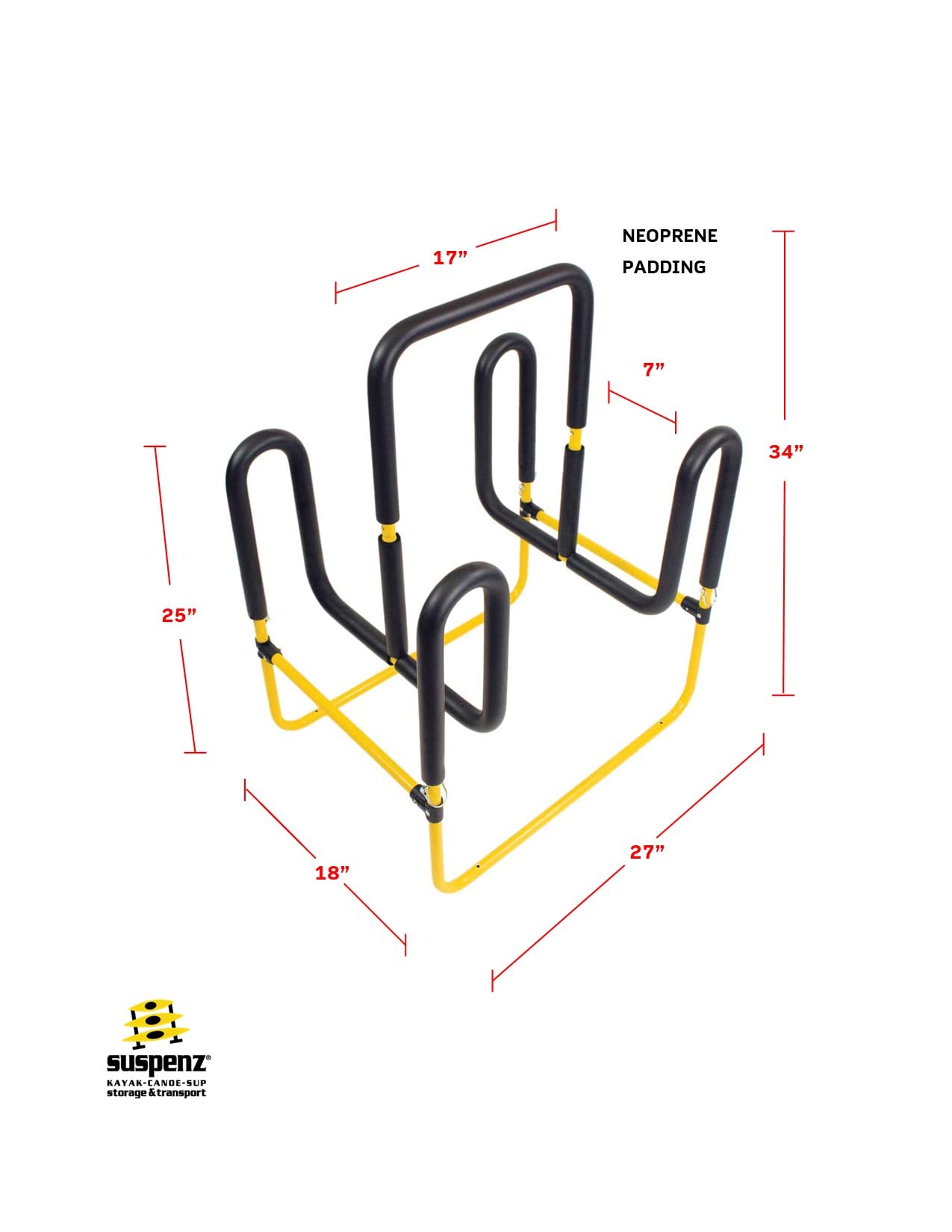 Suspenz Double-up Sup Stand Speicher, gelb, 34" x 27"