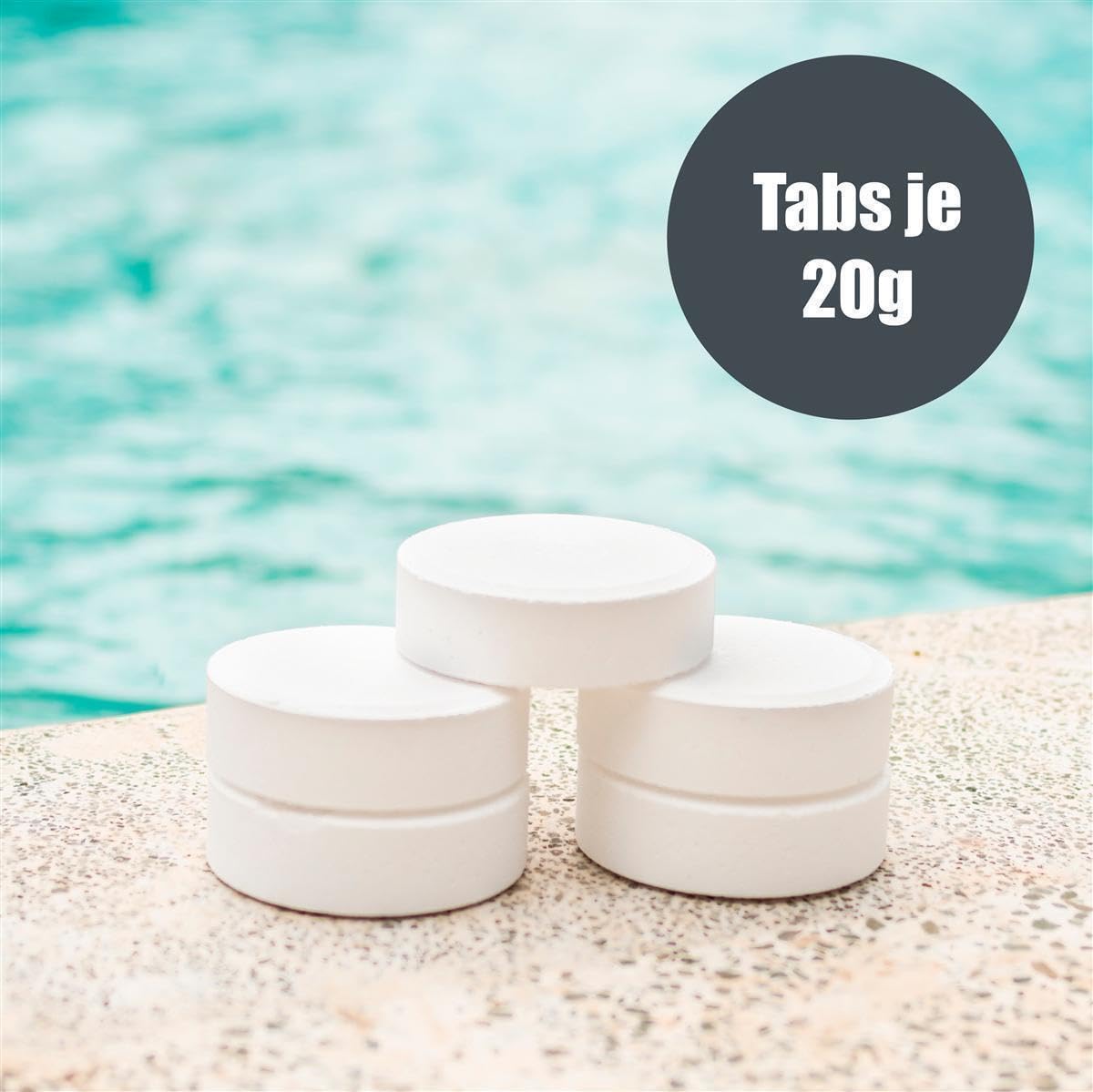 POWERHAUS24 mediPOOL Schnell-ChlorTabs 1 kg