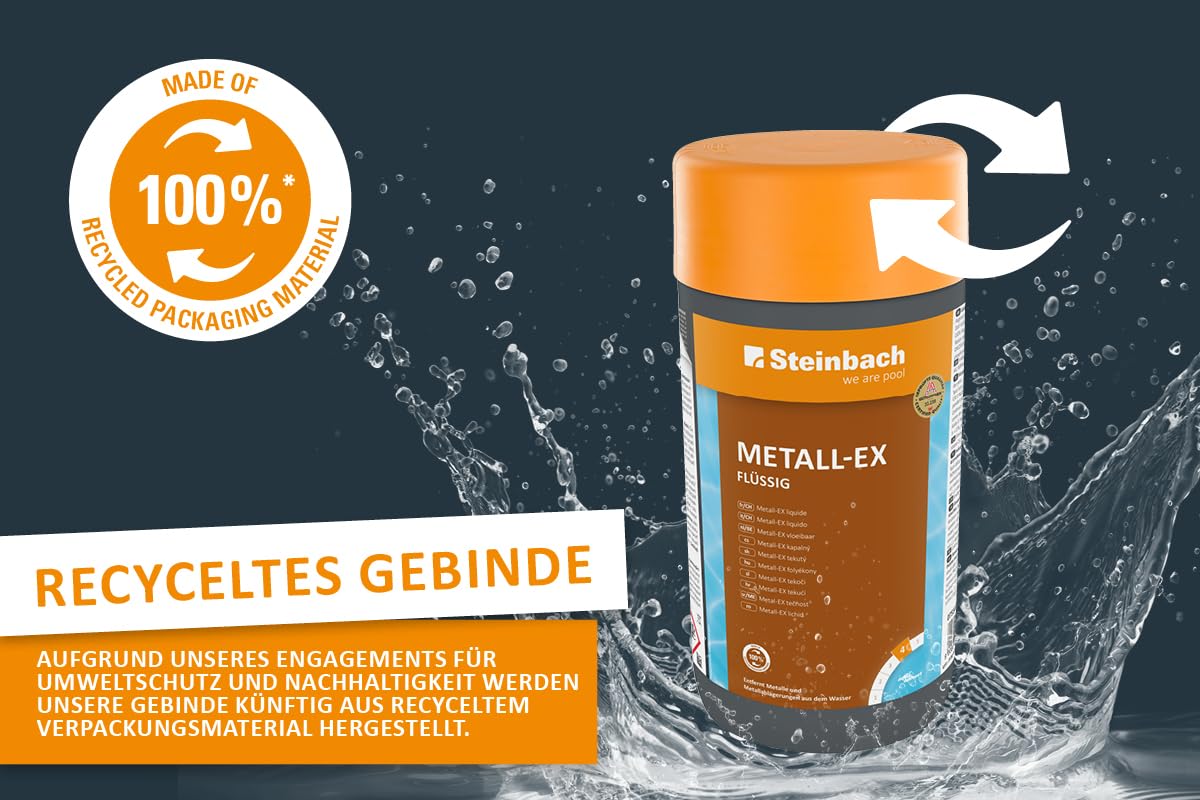 Steinbach Poolpflege Metall-EX flüssig, 1 l, Beckenreiniger, 0755401TD00