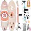 Niphean SUP Board 305cm mit Balancierflügel - Stand Up Paddle aufblasbar strapazierfähiges Zubehör Erwachsene Yoga multifunktional