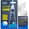 Lupo Hochleistungs-Flüssigvinyl Reparaturflicken mit Netzschnur - Vinyl Kleber Dichtstoff für Kajaks Luftmatratzen Zelte Pools 30ml