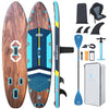 ZLX SUP Board 350cm Extra Groß mit Sitz - 550LB Tragfähigkeit - Anfängerfreundlich - Anti-Rutsch-Deck - Inkl. Pumpe & Paddle