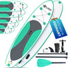 EXPLORER SUP L Stand Up Paddling Board Mint 320x79x15cm bis 130kg Komplettset mit Alu-Paddel, Rucksack, Pumpe, Finne und Flickenset